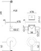 Смеситель для раковины Paffoni Light LIG007NO70 (с внутренней частью)