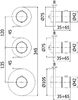 Смеситель для ванны с душем Paffoni Modular Box MDE018NO
