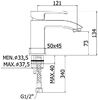 Смеситель для раковины Paffoni Level LES071CR