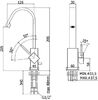 Смеситель для раковины Paffoni Level LEA878CR
