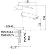Смеситель для раковины Paffoni Berry BR071CR