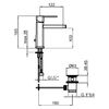 Смеситель для раковины Webert Azeta New AA830102015, хром