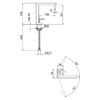 Смеситель для раковины Webert Living LV830102345, никель