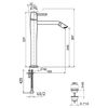 Смеситель для раковины Webert Opera moderna OE830402560, черный