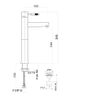 Смеситель для раковины Webert Rimini RI830402010, золото