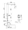 Смеситель для раковины Webert Coral CO830402015, хром