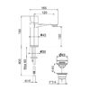Смеситель для раковины Webert ONE-B NB830102015, хром/сталь