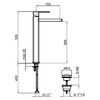 Смеситель для раковины Webert Azeta New AA830402015, хром