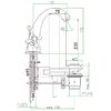 Смеситель для раковины Webert Armony AM700102065, бронза