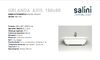 Ванна Salini ORLANDA AXIS 180x80 материал S-Sense 103212G покрытие Глянцевое