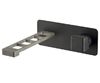 Смеситель для раковины Webert ONE-X OX830606441, черный/сталь