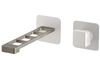 Смеситель для раковины Webert ONE-X OX830611741, белый/сталь