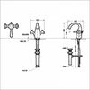Смеситель для умывальника Bravat Swan (F14287C-ENG)