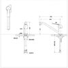 Смеситель для кухни Bravat Fit (F7135188CP-RUS)