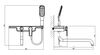 Смеситель для ванны D&K Berlin Technische (DA1453315)