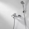 Смеситель для ванны с коротким изливом с аксессуарами Bravat Stream-D (F637163C-B)