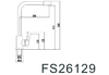 Смеситель для кухонной мойки Fmark (FS26129)