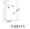 Смеситель для умывальника Fmark (FS8111)