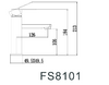 Смеситель для умывальника Fmark (FS8101)