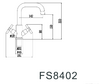 Смеситель для мойки Fmark (FS8402H)