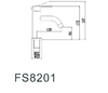 Смеситель для умывальника Fmark (FS8201H)