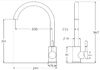 Смеситель для кухонной мойки ESKO K45 (K45 Black)