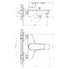 Смеситель для ванны DECOROOM DR72 (DR72036)