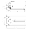 Смеситель для ванны DECOROOM DR71 (DR71043)