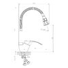Смеситель для кухни DECOROOM DR71 (DR71022)
