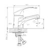 Смеситель для раковины DECOROOM DR71 (DR71011)