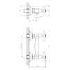 Смеситель для душа DECOROOM DR54 (DR54055)