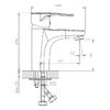 Смеситель для раковины DECOROOM DR70 (DR70011)