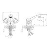 Смеситель для раковины DECOROOM DR50 (DR50011R)