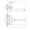 Смеситель для ванны DECOROOM DR23 (DR23043)