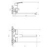 Смеситель для ванны DECOROOM DR22 (DR22043)