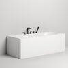 Ванна пристенная Salini FABIA 180x80 материал S-Sense  102612G покрытие Глянцевое