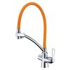 Смеситель для кухонной мойки Lemark Comfort (LM3070C-Orange)