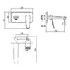 Смеситель для раковины Lemark Bronx (LM3726GM)