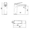 Смеситель для раковины Lemark Bronx (LM3737BL)