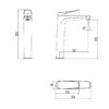 Смеситель для раковины Lemark Bronx (LM3709BL)