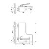 Смеситель Lemark Bellario для ванны (LM6802C)