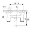 Смеситель для ванны Lemark Меркадо с коротким изливом (LM2302C)