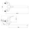 Смеситель для ванны Lemark Luna (LM4157C)