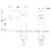 Смеситель для раковины Lemark Linara (LM0406C)