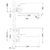 Смеситель для ванны Lemark Aura (LM0651C)