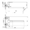 Смеситель для ванны Lemark Basis (LM3617C)