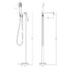 Смеситель для ванны Lemark Unit (LM4544C)