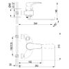 Смеситель для ванны Lemark Shift (LM4314C)