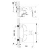 Смеситель для душа Lemark Plus Shape (LM1703C)
