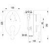 Смеситель для ванны с душем Lemark Atlantiss (LM3228C)